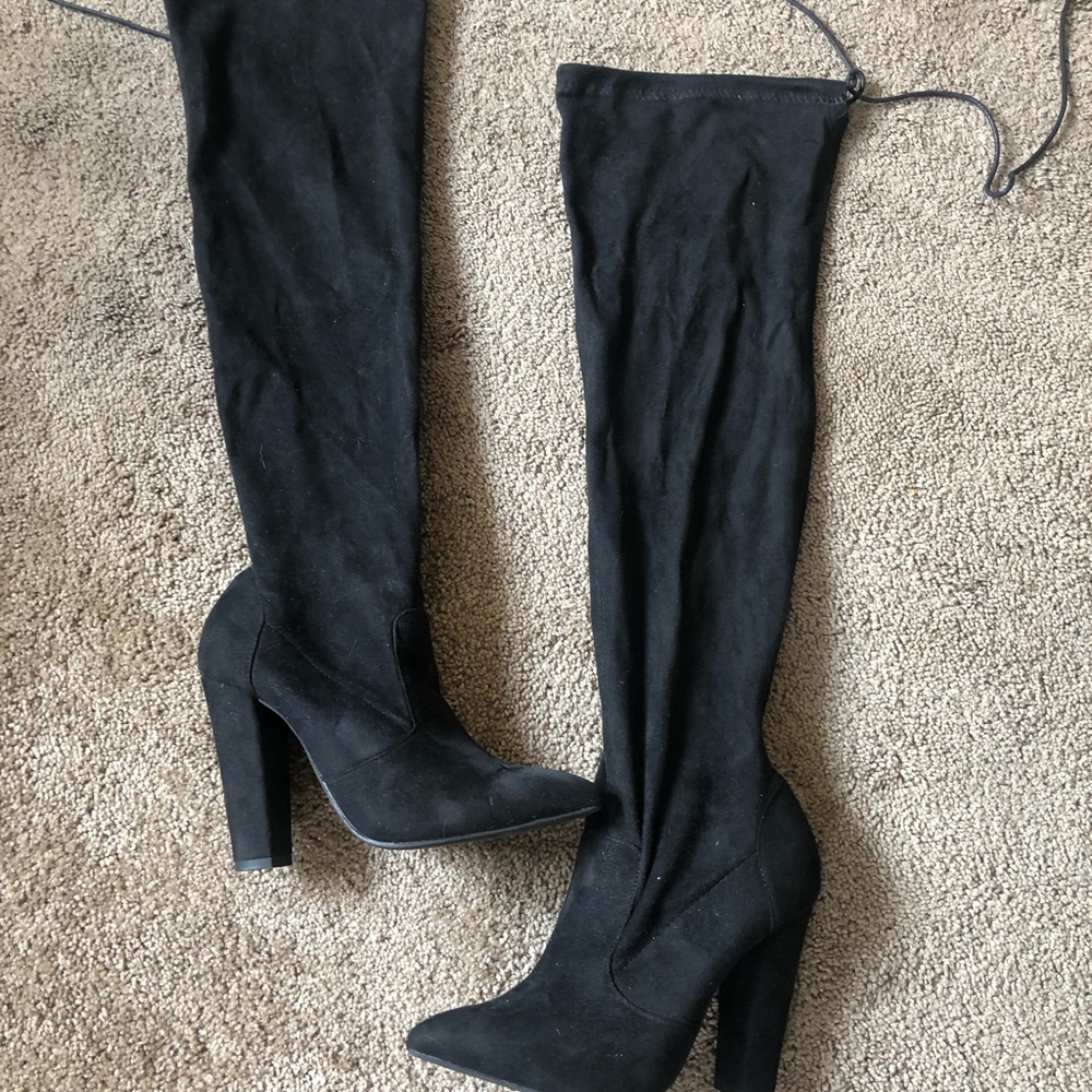 Over the Knee Heeled Booties